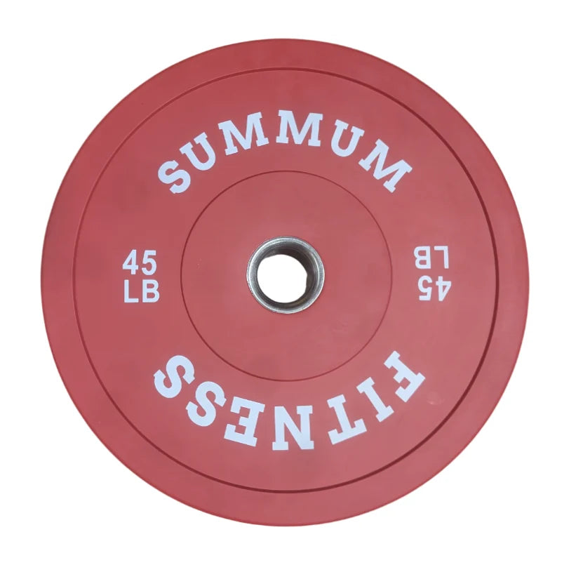 Olympic Coloured Bumper Plate - Summum Fitness