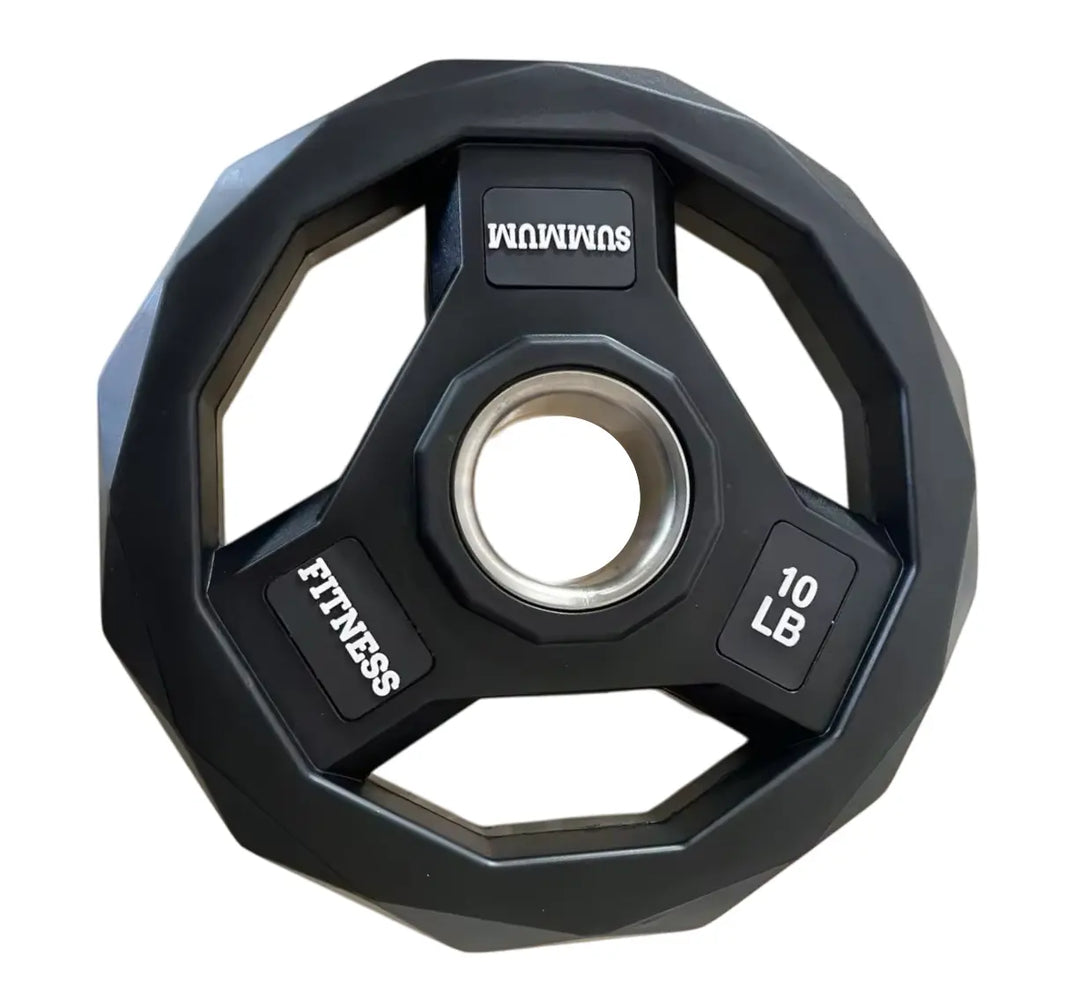 Olympic Rubber Plates w/ Barbell Kit 210 lbs – Summum Fitness