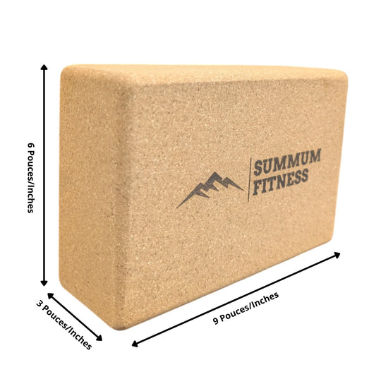 Yoga Block Natural Cork